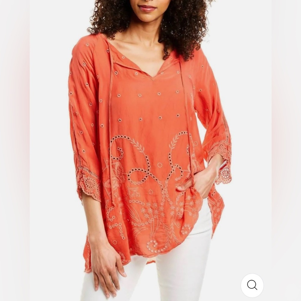 Johnny Was Natalie Tunic Too In Sunrise